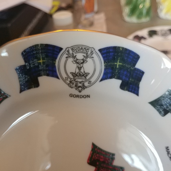 Scottish Cake Plate Elizabethan Fine Bone China - Picture 7 of 10